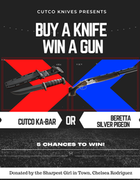 Buy a Knife & Win a Gun 202//261